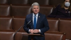 In this image from video, Rep. Michael McCaul, R-Texas, speaks on the floor of the House of Representatives at the U.S. Capitol in Washington, April 23, 2020.