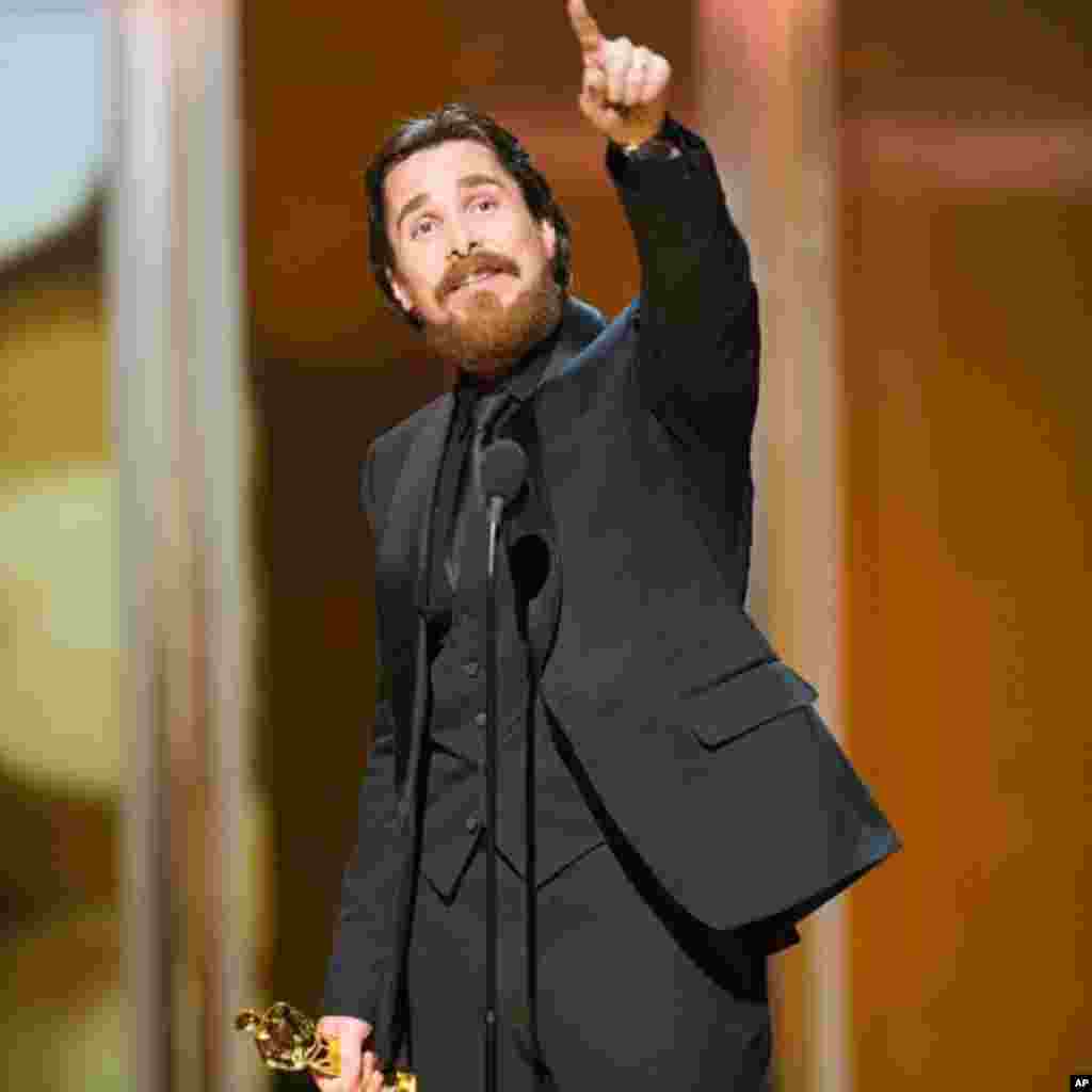 Christian Bale won the Oscar for Best Actor in a Supporting Role for "The Fighter"