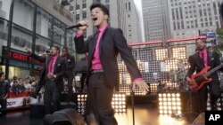 Bruno Mars performs on the NBC "Today" television program in New York, June 24, 2011.