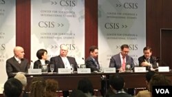 Diskusi "Asia Forecast 2016" di CSIS, Washington DC. (VOA/Eva Mazrieva)