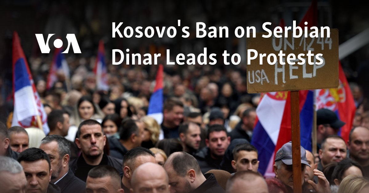 Косовска забрана српског динара доводи до протеста
