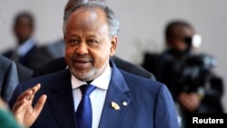 FILE - Djibouti's President Ismail Omar Guelleh.