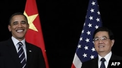 Tổng thống Hoa Kỳ Barack Obama và Chủ tịch Trung Quốc Hồ Cẩm Ðào