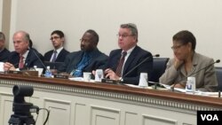 Members of the U.S congressional panel seen Wednesday at the Capitol Hill in Washington DC.