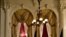 The presidential box at Ford's Theatre where Abraham Lincoln was shot.