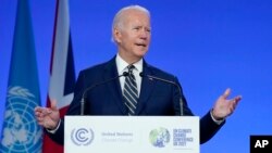 Tổng thống Joe Biden phát biểu tại Hội nghị Thượng đỉnh COP26.