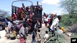 Thousands of people have arrived in Mogadishu over the past two weeks seeking assistance and the number is increasing by the day, due to lack of water and food, July 12, 2011