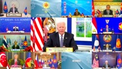 Presidenti Biden duke iu drejtuar samitit të ASEAN-it në tetor 2021