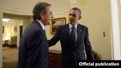 Грција може да игра важна стабилизирачка и партнерска улога во Медитеранот и на Балканот, кажа американскиот претседател Барак Обама по средбата со грчкиот премиер Андонис Самарас во Белата куќа