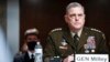 Chairman of the Joint Chiefs of Staff Gen. Mark Milley attends a Senate Armed Services Committee hearing on the conclusion of military operations in Afghanistan and plans for future counterterrorism operations, on Capitol Hill, Sept. 28, 2021.