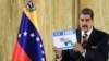 El presidente de Venezuela, Nicolás Maduro, durante el acto de promulgación de la Ley Orgánica por la Defensa de la Guayana Esequiba.