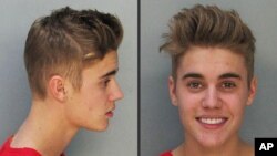 Bieber fue ahora arrestado y acusado de agresión y conducir peligrosamente la semana pasada cerca del pueblo donde creció. [Archivo: Enero 23, 2014].