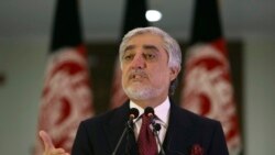 Afghan Chief Executive Officer Abdullah Abdullah speaks during a news conference in Kabul, Afghanistan, Saturday, Feb. 29, 2020.