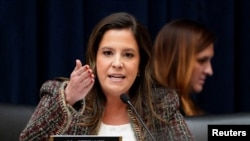 U.S. Representative Elise Stefanik speaks during a House Education and The Workforce Committee hearing titled "Holding Campus Leaders Accountable and Confronting Antisemitism" on Capitol Hill in Washington, Dec. 5, 2023.