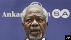 Tsohon sakataren Majalisar Dinkin Duniya, Kofi Annan.