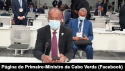 Ulisses Correia e Silva, primeiro-ministro de Cabo Verde na Conferência do Clima COP26, Glasgow, 2 de Novembro de 2021