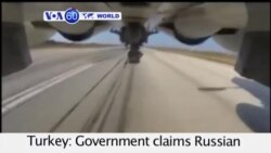 VOA60 World - Turkey claims Russian warplanes violated airspace for second time - October 6, 2015