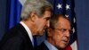 Sakataren Harkokin Wajen Amurka John Kerry da Takwaransa na Rasha Sergei Lavrov a lokacin da suka ganawa dangane da rigingimun Syria. 