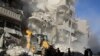 Pesawat Tempur Suriah dan Rusia Bombardir Bagian Timur Aleppo, Suriah