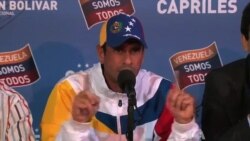 Capriles Calls Off Protests in Venezuela to Avoid Violence