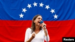 El presidente Nicolás Maduro se refirió a la diputada opositora María Corina Machado como "exdiputada".