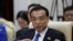 ကမ္ဘောဒီးယားနိုင်ငံမှာကျင်းပနေတဲ့ LMC - Lancang-Mekong ပူးပေါင်းဆောင်ရွက်ရေး ထိပ်သီး စည်းဝေးပွဲကို တရုတ်ဝန်ကြီးချုပ် Li Keqiang က တက်ရောက်ဆွေးနွေးနေစဉ် (ဇန်နဝါရီ ၁၀၊ ၂၀၁၈ခုနှစ်)