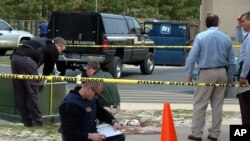 Las autoridades revisaron todo el edificio de la corte del condado de Wilmington, Delaware.