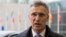 NATO Secretary-General Jens Stoltenberg answers journalists prior to an EU Defence Council meeting in Luxembourg on April 19, 2016.