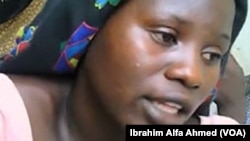 FILE - UNICEF reports a sharp increase in Boko Haram's use of females in suicide bombings in Nigeria. Shown here is an unidentified Chibok schoolgirl who was rescued.