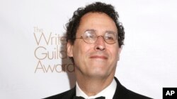 FILE - Tony Kushner attends the 2013 Writers Guild Awards in Los Angeles, Feb. 17, 2013. 