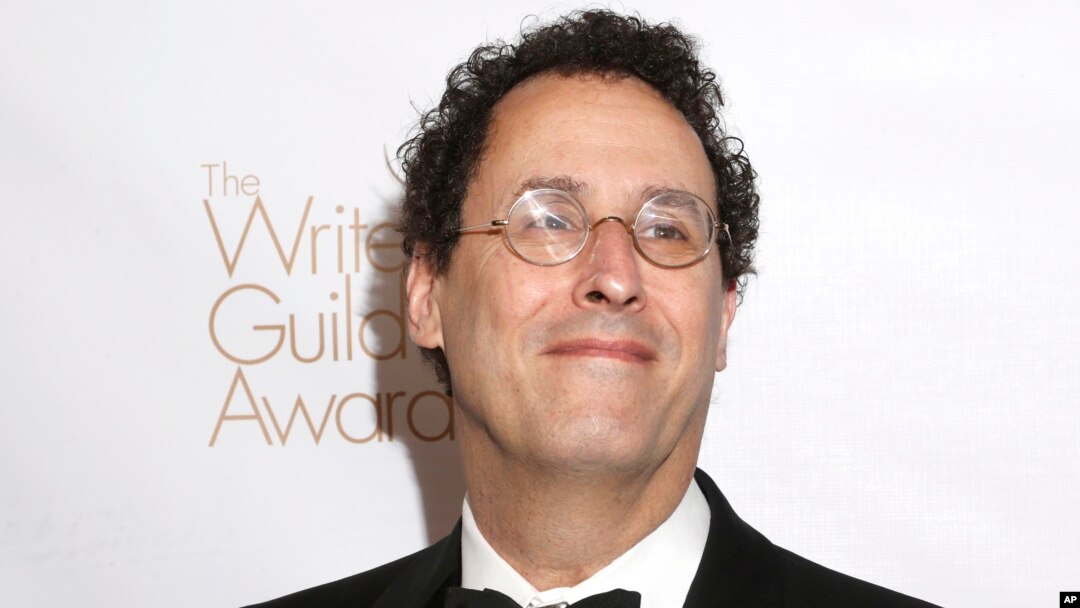 FILE - Tony Kushner attends the 2013 Writers Guild Awards in Los Angeles, Feb. 17, 2013.