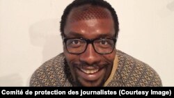 Ramon Nse Esono Ebalé, caricaturiste arrêté fin 2017 en Guinée Equatoriale. Photo publiée le 7 mars 2018 (CPJ)