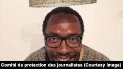 Ramon Nse Esono Ebalé, caricaturiste arrêté mi-octobre et placé en détention préventive depuis, en raison d'un "manque de preuves", en Guinée équatoriale, dans une photo publiée le 7 mars 2018. (CPJ)