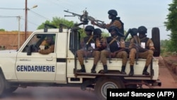 Des gendarmes à Ouhigouya au Burkina Faso le 30 octobre 2018.