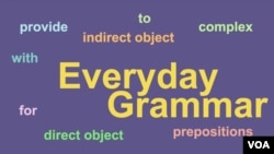 Everyday Grammar - Prepositions