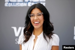 Cast member Stephanie Beatriz poses at a screening of the movie "Ice Age: Collision Course" at the Fox Studios Lot in Los Angeles, July 16, 2016.