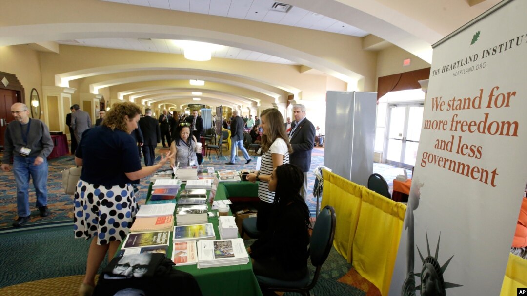 Delegasi di Konvensi Nasional Partai Libertarian di Orlando, Florida, 27 Mei 2016.