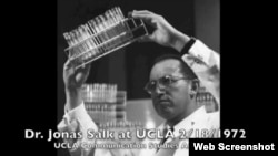 UCLA speeches on YouTube, Dr. Jonas Salk from 1972