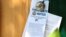Notices given to homeowners as San Diego County officials hand spray a two block area to help prevent the mosquito-borne transmission of the Zika virus in San Diego, California, U.S. Aug. 19, 2016. 
