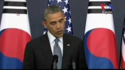 President Obama in South Korea Warning North Korea Against Fourth Nuclear Test