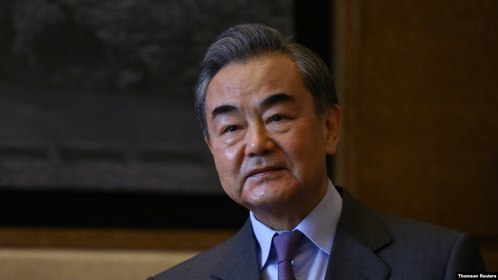 中国外交部长王毅(photo:VOA)