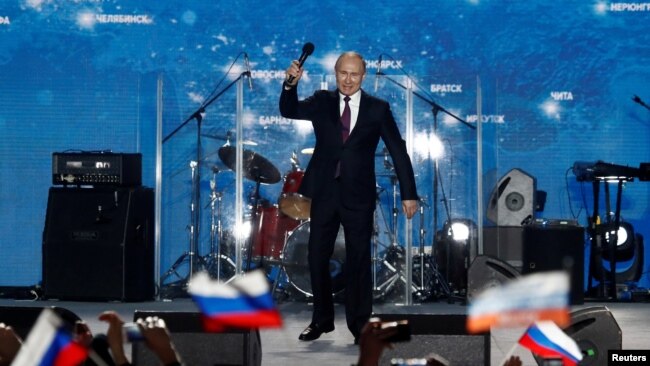 Rusiya prezidenti Vladimir Putin Krımın ilhaq edilməsinin dördüncü ildönümünü bayram edir.
