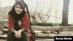 مرضیه امیری، روزنامه نگار و دانشجوی علوم اجتماعی دانشگاه تهران 