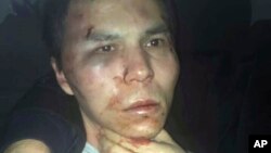 FILE - Reina club massacre suspect, after being caught by Turkish police in Istanbul, Jan. 16, 2017.