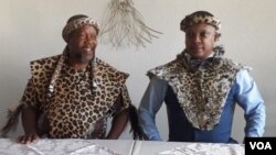 Bulelani Lobengula Mzilikazi Khumalo and Chief Nhlanhlayamangwe Ndiweni