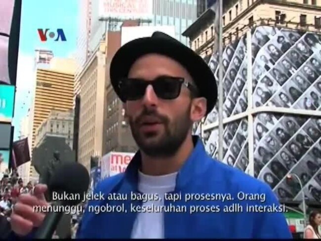 Seni di Jalanan Times Square New York - Liputan Feature VOA