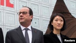 Le président Francois Hollande, à l'Institut du monde arabe (Ima) à Paris (Reuters)