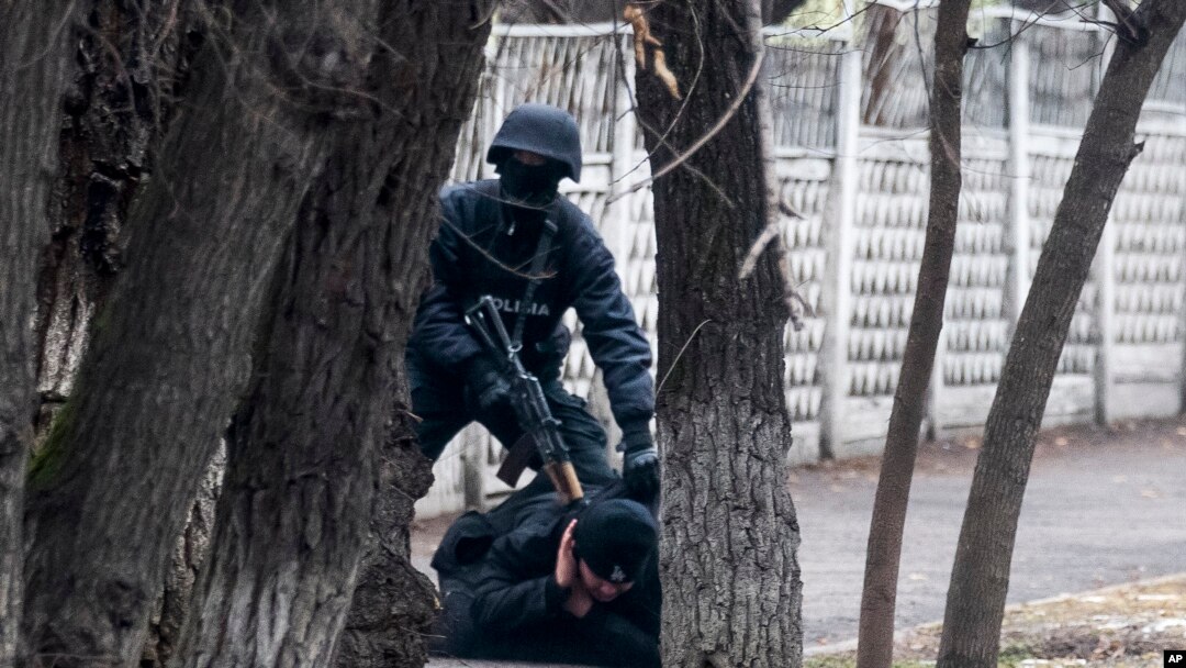 Hapšenje demonstranata u Almatiju