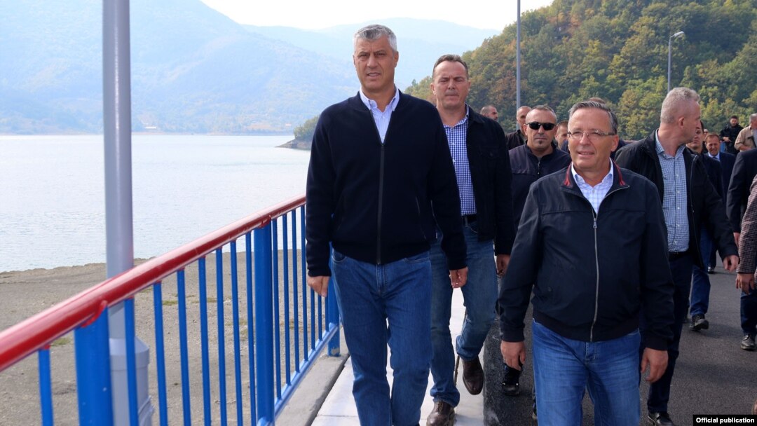 Predsednik Kosova tokom obilaska jezera Gazivode u subotu, 29. septembra 2018.