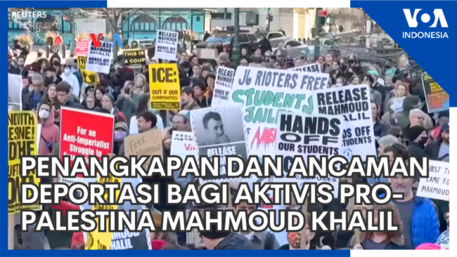 Penangkapan dan Ancaman Deportasi bagi Aktivis Pro-Palestina Mahmoud Khalil